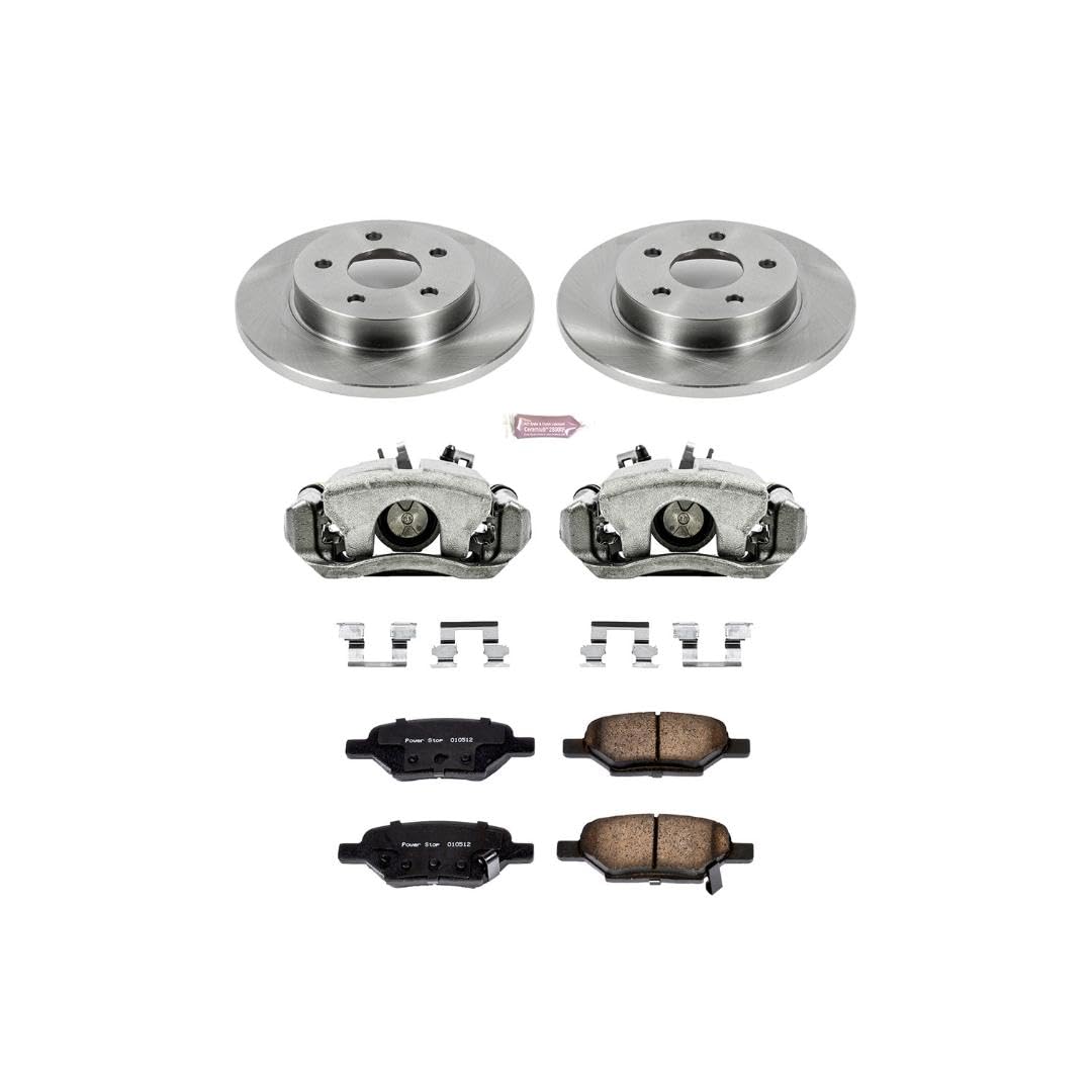 Power Stop Autospecialty KCOE1616 1-Click OE Replacement Brake Kit with Calipers For Chevy Cobalt, Chevy HHR, Chevy Malibu, Pontiac G5, Pontiac G6, Saturn Aura, Saturn Ion [Model Specific]