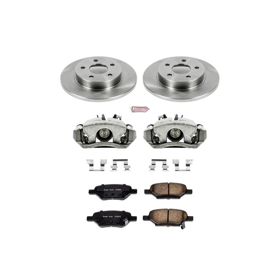 Power Stop Autospecialty KCOE1616 1-Click OE Replacement Brake Kit with Calipers For Chevy Cobalt, Chevy HHR, Chevy Malibu, Pontiac G5, Pontiac G6, Saturn Aura, Saturn Ion [Model Specific]