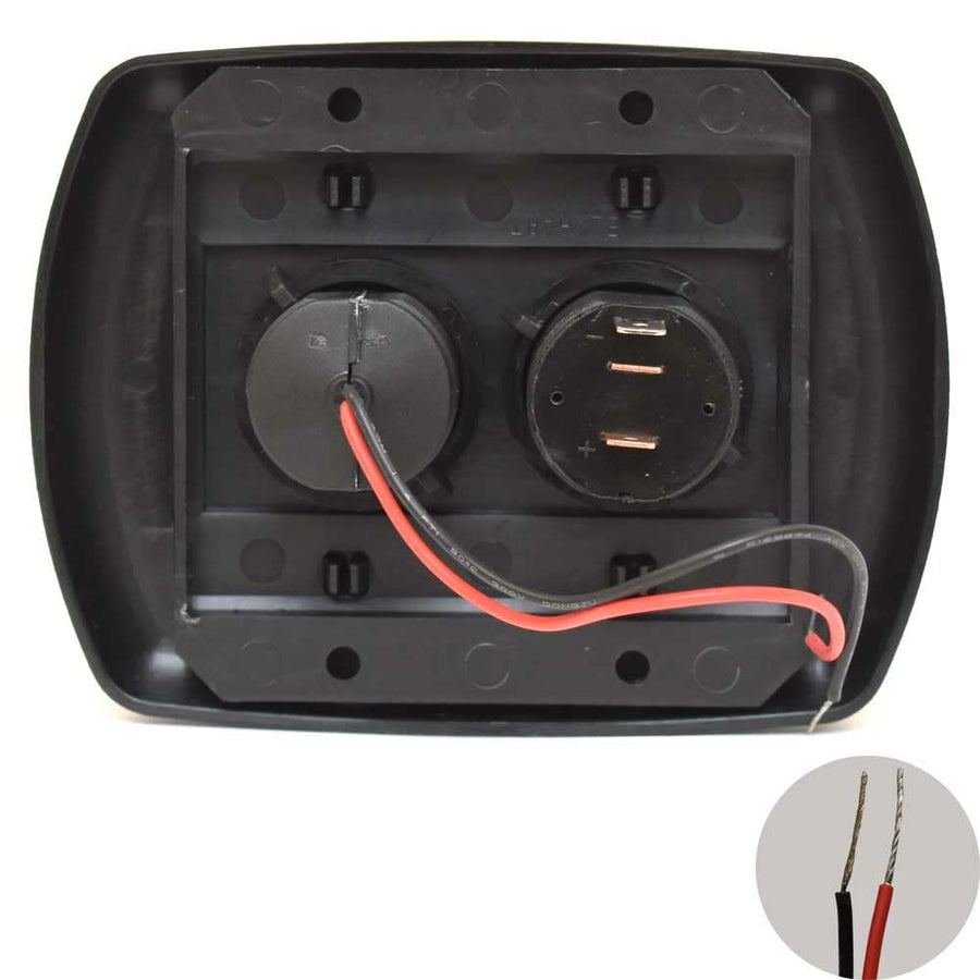 12V/USB JR Products Charging Center - Black