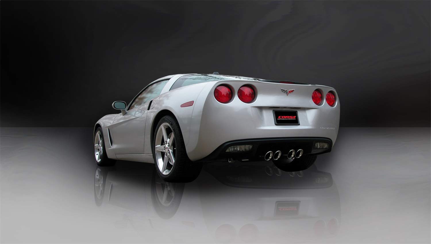 Cat-Back 2.5 IN Twin 3.5 IN Tips (14169CB6) Sport Sound Level | 2006-2008 Corvette C6 Auto 6 Polished