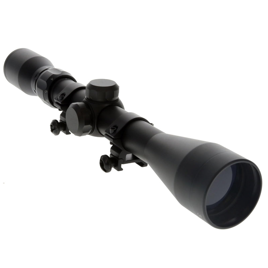 TRUGLO TRUSHOT Durable Hunting Shooting Waterproof Fogproof Shock Resistant 1" Aluminum Tube Duplex Reticle Riflescope | Scope Rings Included - Weaver-Style, 3-9 x 40mm