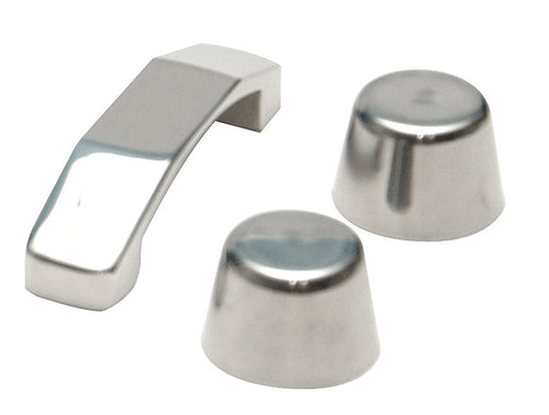Hood Footman Loop And Windshield Stops Rampage 87411; Polished Stainless;, Black
