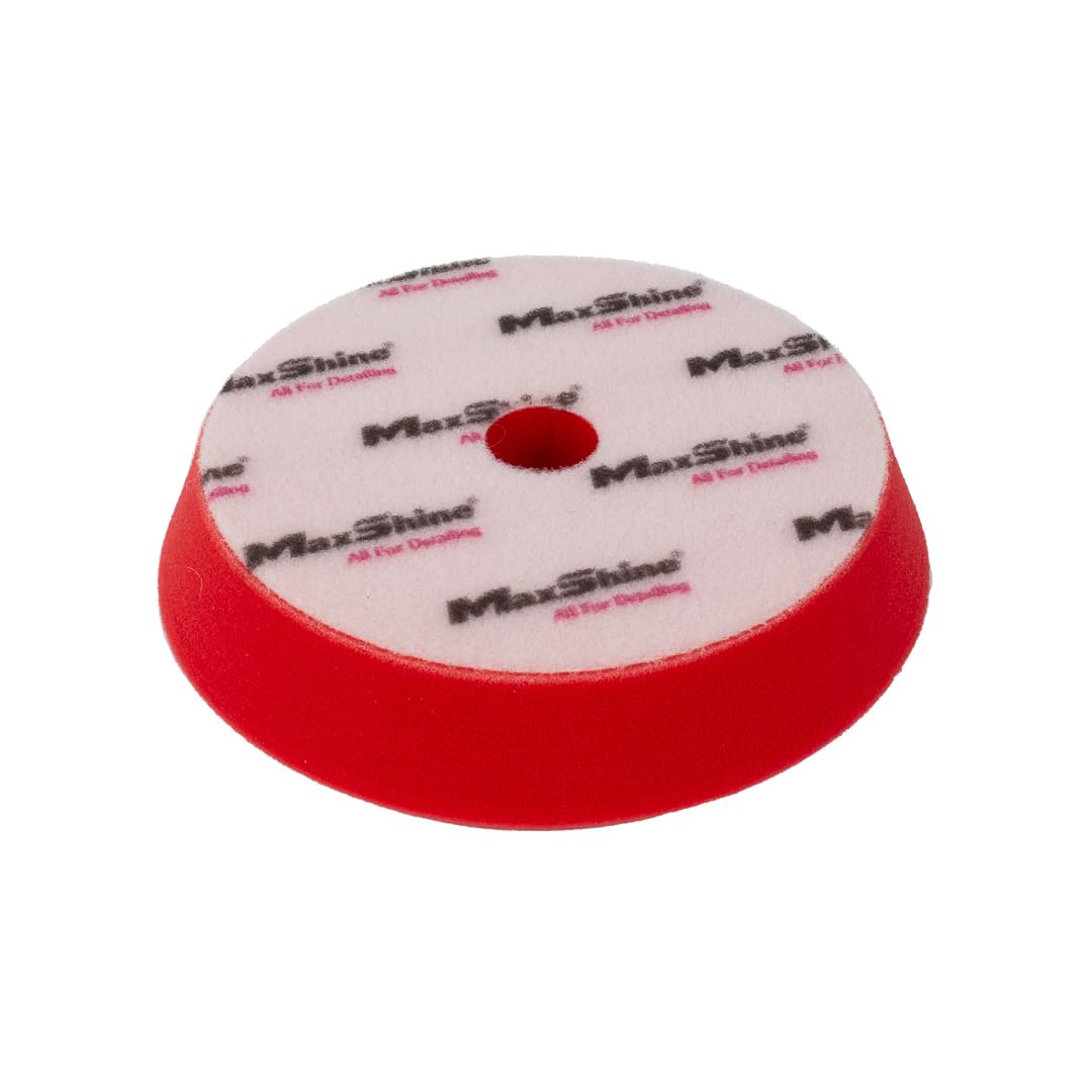 5” Maxshine Universal High Foam Finishing Polishing Pad with Center Hole | Professional Foam Pad for Car Detailing, Paint Refinement & Enhancement | Removes Heavy Defects, Swirls & Scratches