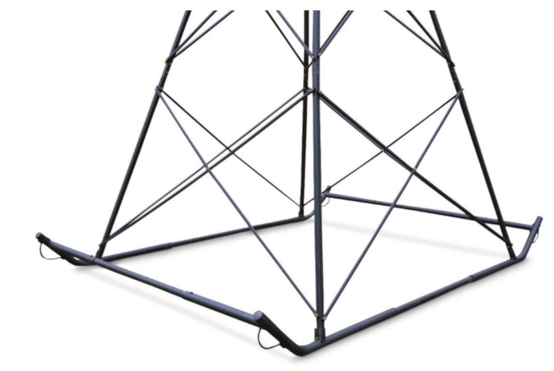 Muddy Skids Tower - Outdoor Hunting Durable Steel Construction Tree Stand Accessory for Moving Muddy Elite/Deluxe Tower Blind