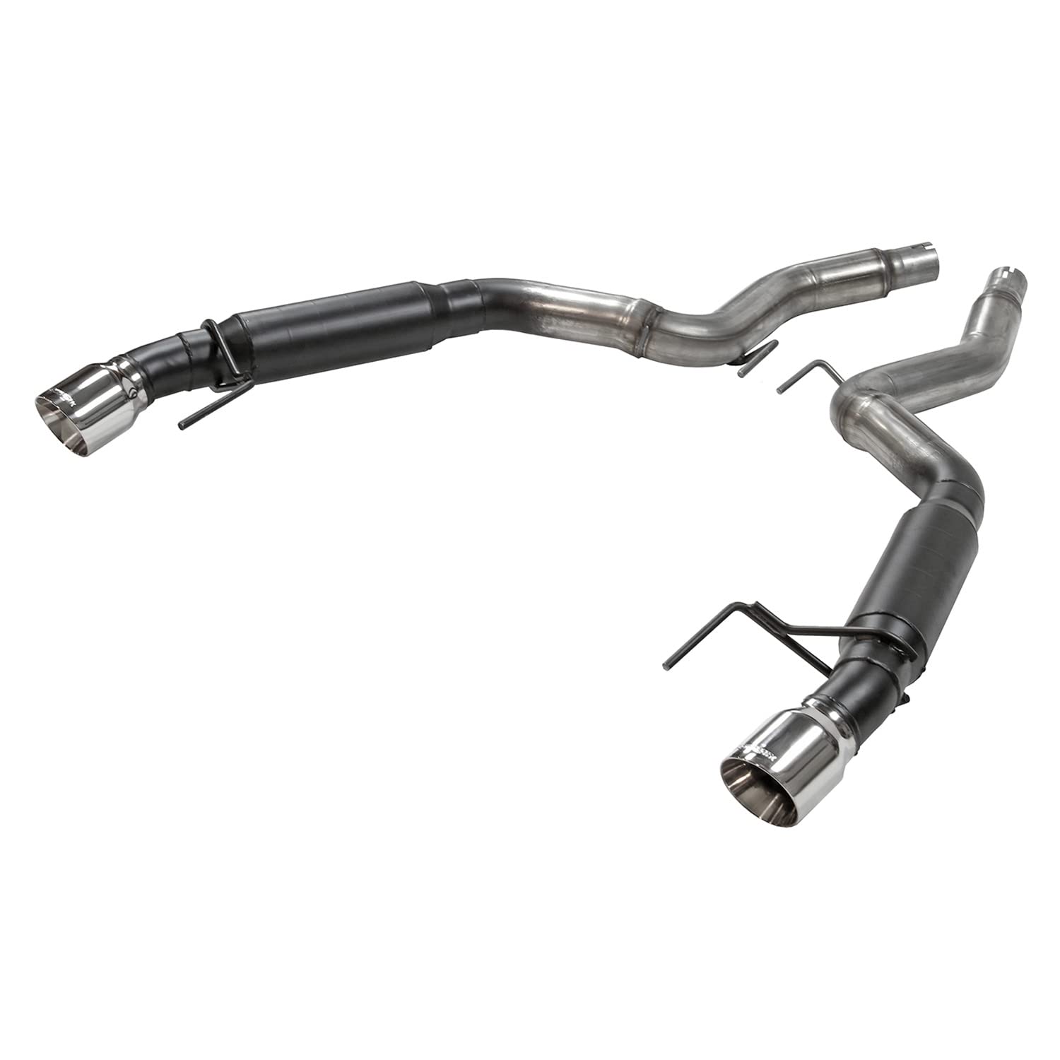 Outlaw Flowmaster 817713 Axle-Back Exhaust Kit 3 Inch 409 Stainless Steel 4 Inch Polished 304 Stainless Steel Tips Compatible with 2015-2023 Ford Mustang 2.3L Ecoboost or 3.7L V6 Coupe Convertible