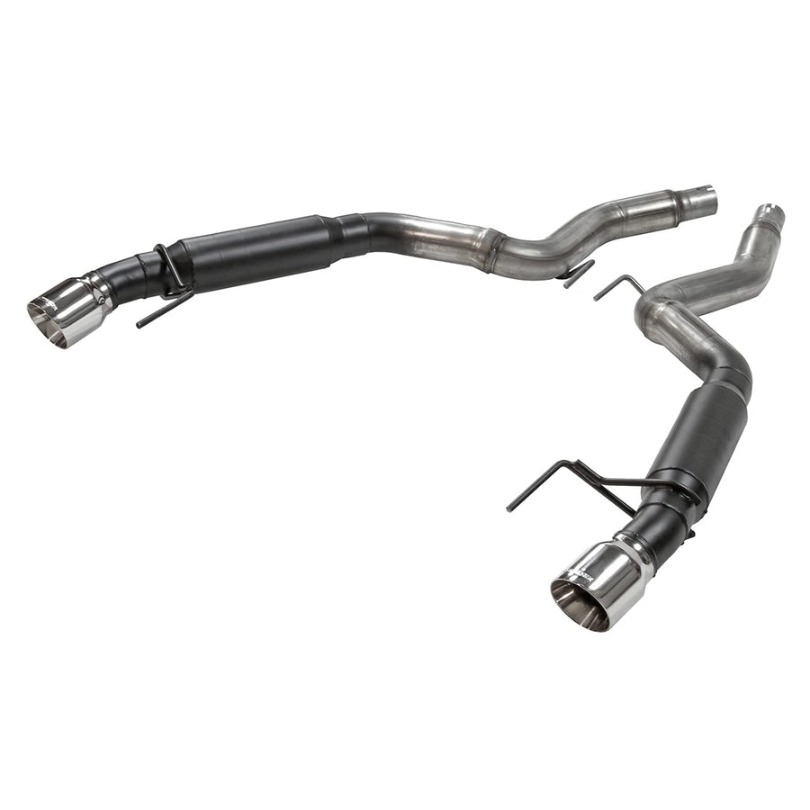 Outlaw Flowmaster 817713 Axle-Back Exhaust Kit 3 Inch 409 Stainless Steel 4 Inch Polished 304 Stainless Steel Tips Compatible with 2015-2023 Ford Mustang 2.3L Ecoboost or 3.7L V6 Coupe Convertible
