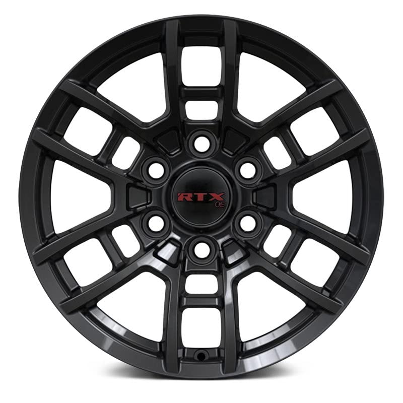 Custom RTX HILUX Wheel - 17x8, 5 Offset, 6x139.7 Bolt Pattern, 106.1mm Hub - Satin Black Rim