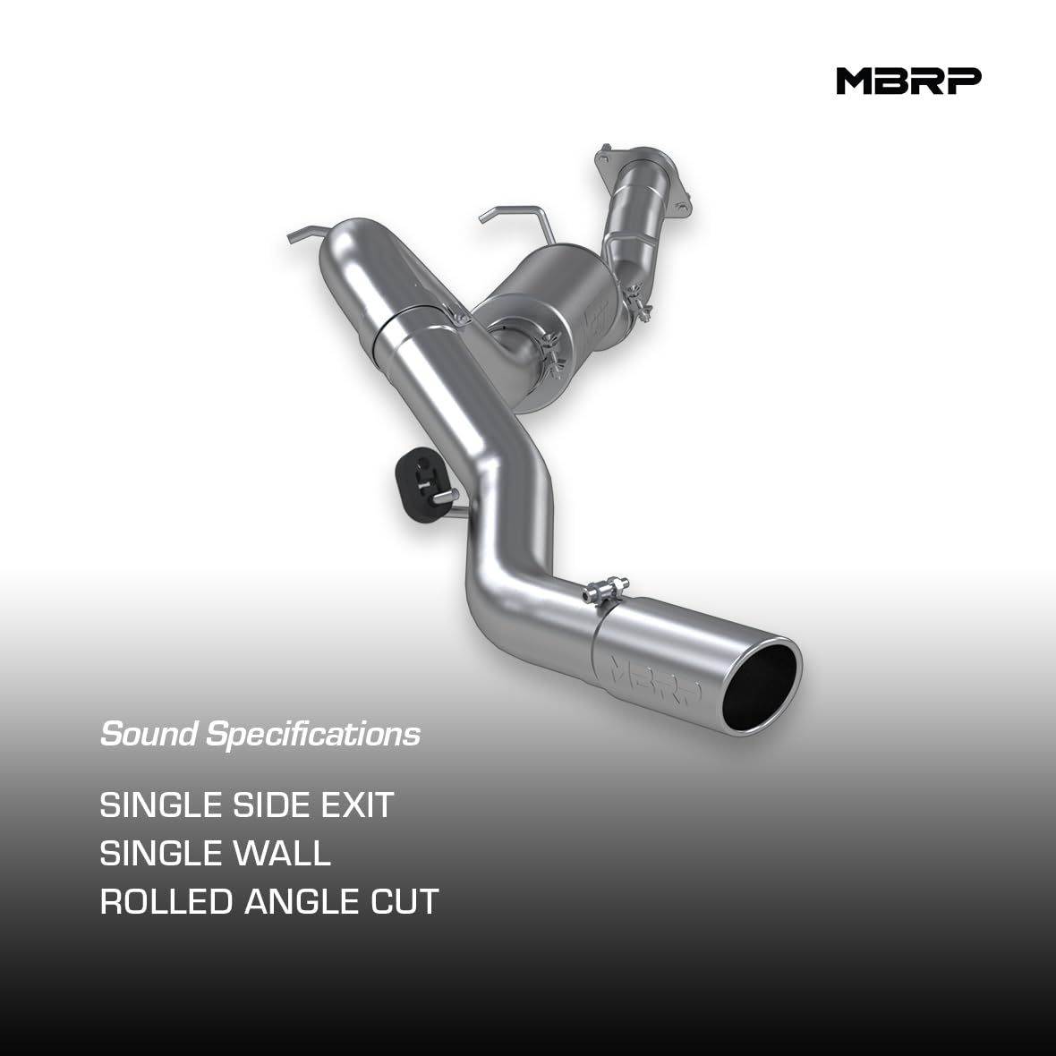 3 1/2" MBRP Single Side Cat Back AL S5078AL