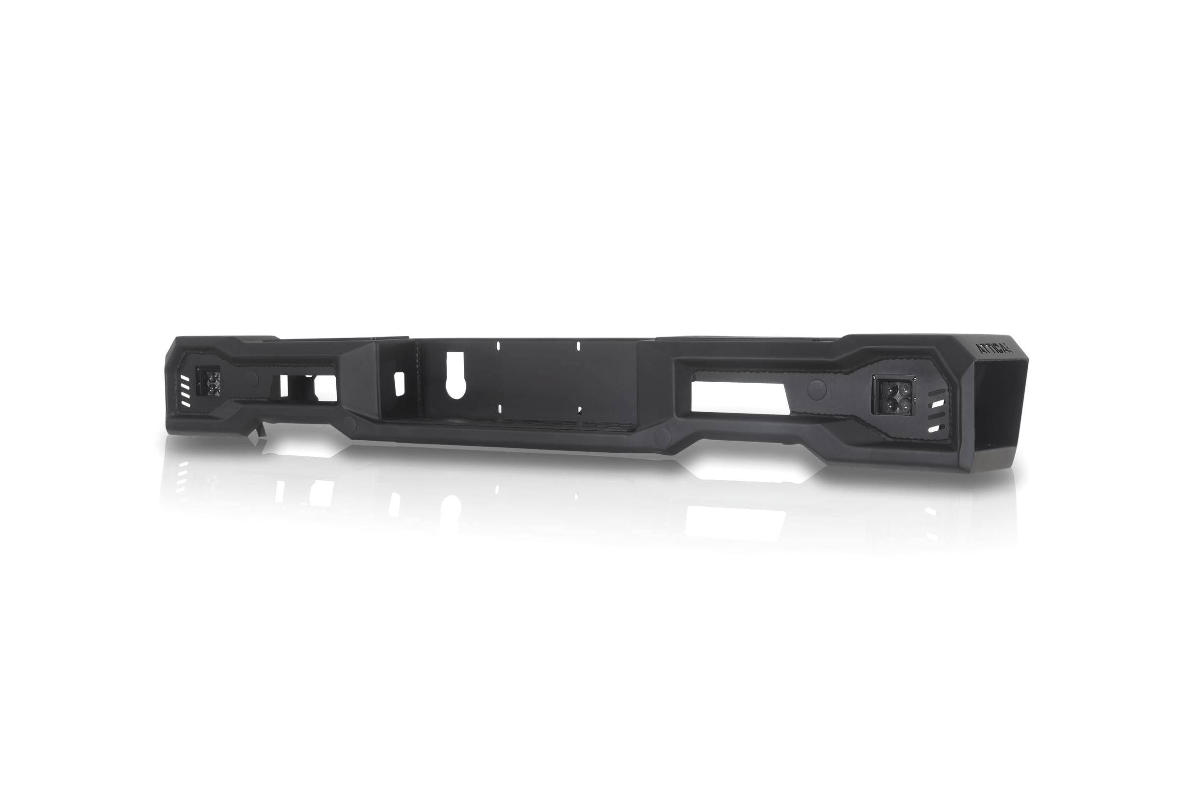 Cobra Tek - Frontier Series Attica4x4 Rear Bumper | Compatible with Jeep Gladiator (2019-2023) | Steel Construction for Durability and Style | Color Black.