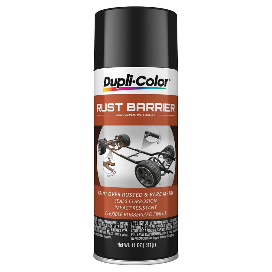 Dupli-Color Professional Rust Barrier ERBA10100 Rust Preventive Coating – Gloss Black Spray Paint - 11 oz. Aerosol Can