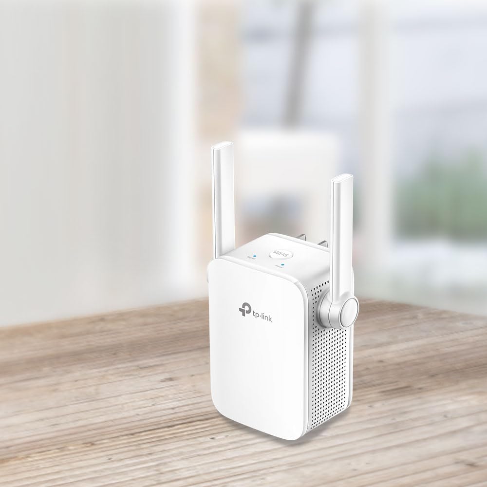 TP-Link N300 WiFi Extender (TL-WA855RE) - Covers Up to 800 Sq.ft, Supports WiFi Range Extender up to 300Mbps Speed, Wireless Signal Booster and Access Point for Home, Single Band 2.4Ghz Only, Black