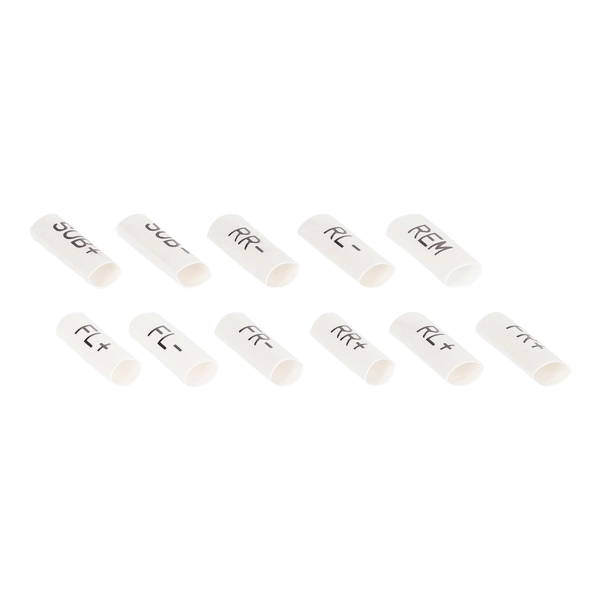 120-Piece Heat Shrink Labels Metra Brands - Refill Pack