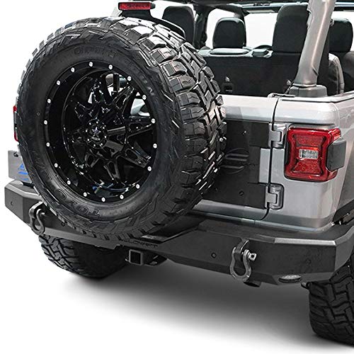 Rear HD Bumper Steelcraft 65-92510 Textured Black Rear HD Bumper