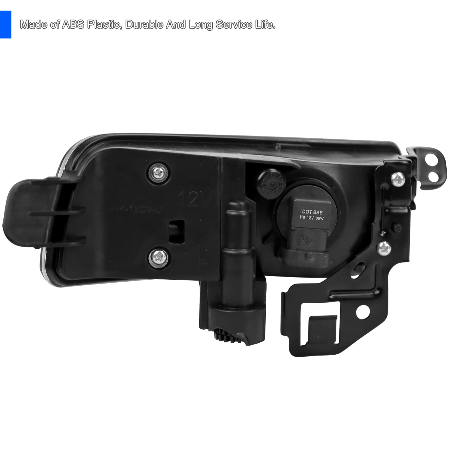Fog Lights Spec-D Tuning + Switch Compatible with 2015-2016 Honda CR-V, L+R Pair Assembly