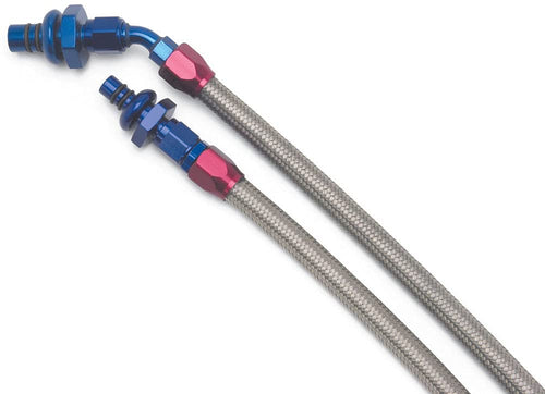 Edelbrock Russell 651104 Fuel Line Kit, 87-93 5.0L (Stock Fuel Rail)