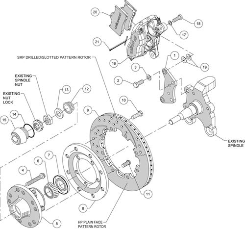Fdl WILWOOD Front Kit12.19