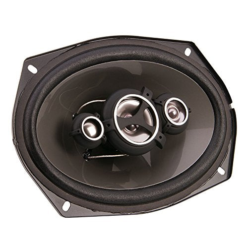 Soundstream Arachnid AF.694 Full Range 6x9" 4-Way 500W Speakers,Black and Silver