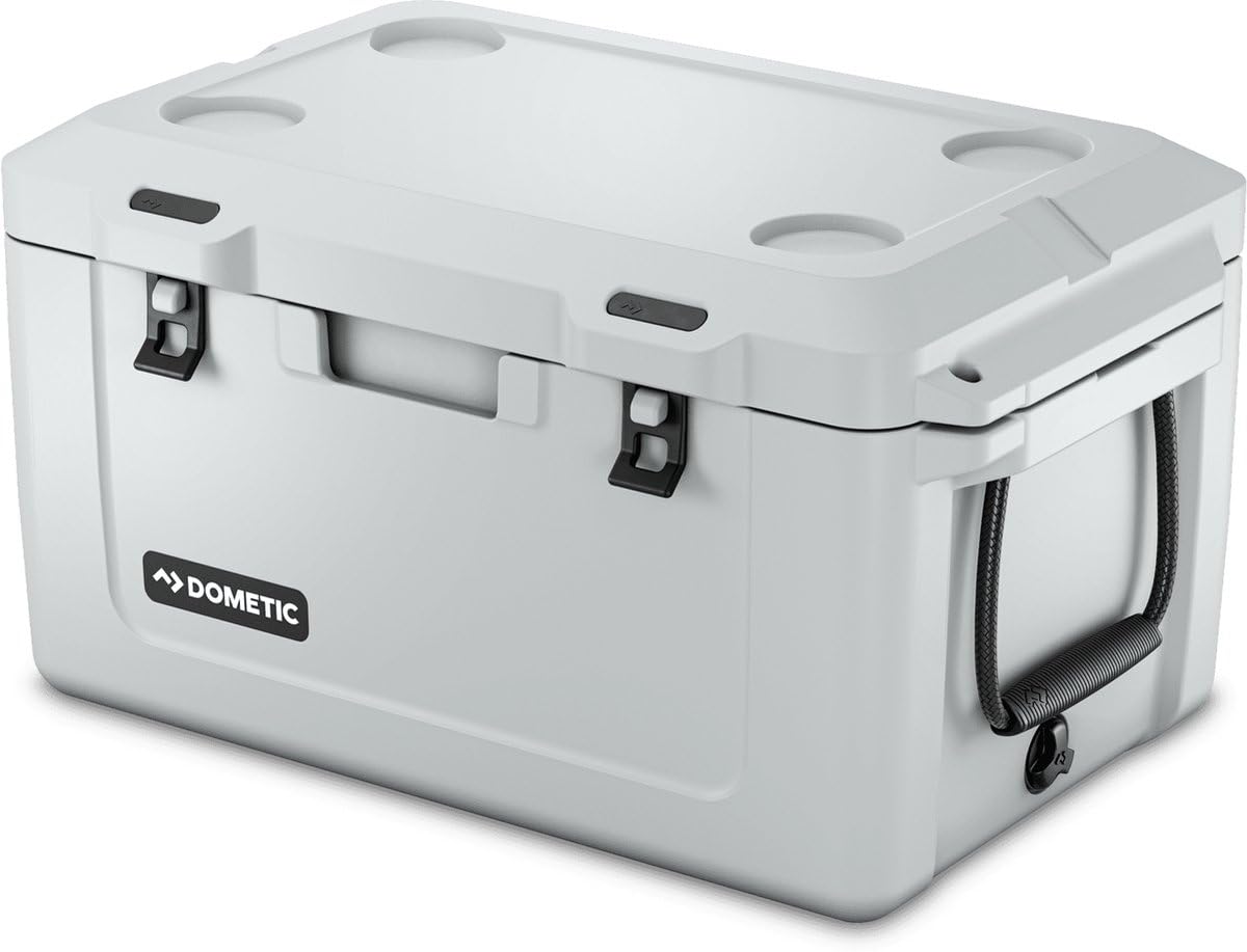 Dometic 55L Patrol Insulated Hard Cooler, Mist, Ice Chest and Passive Cool Box, Fits 43 Cans…