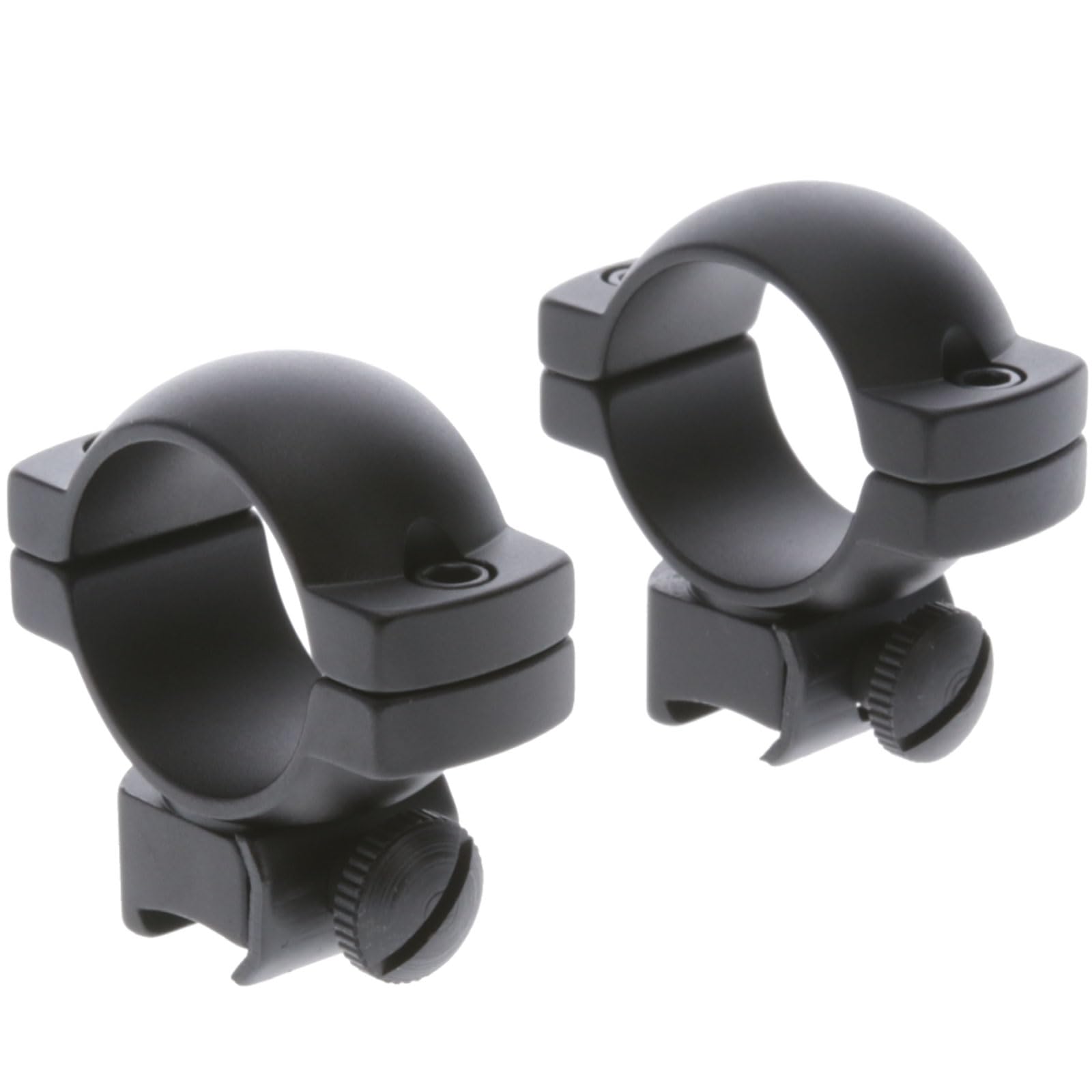 Lightweight TRUGLO Scope Rings | Tactical Hunting Shooting Versatile Durable Aluminum Mounting Accessory for 1" Tube Scope | for Rimfire/Airgun Rails | Medium (2 Screws per Ring)