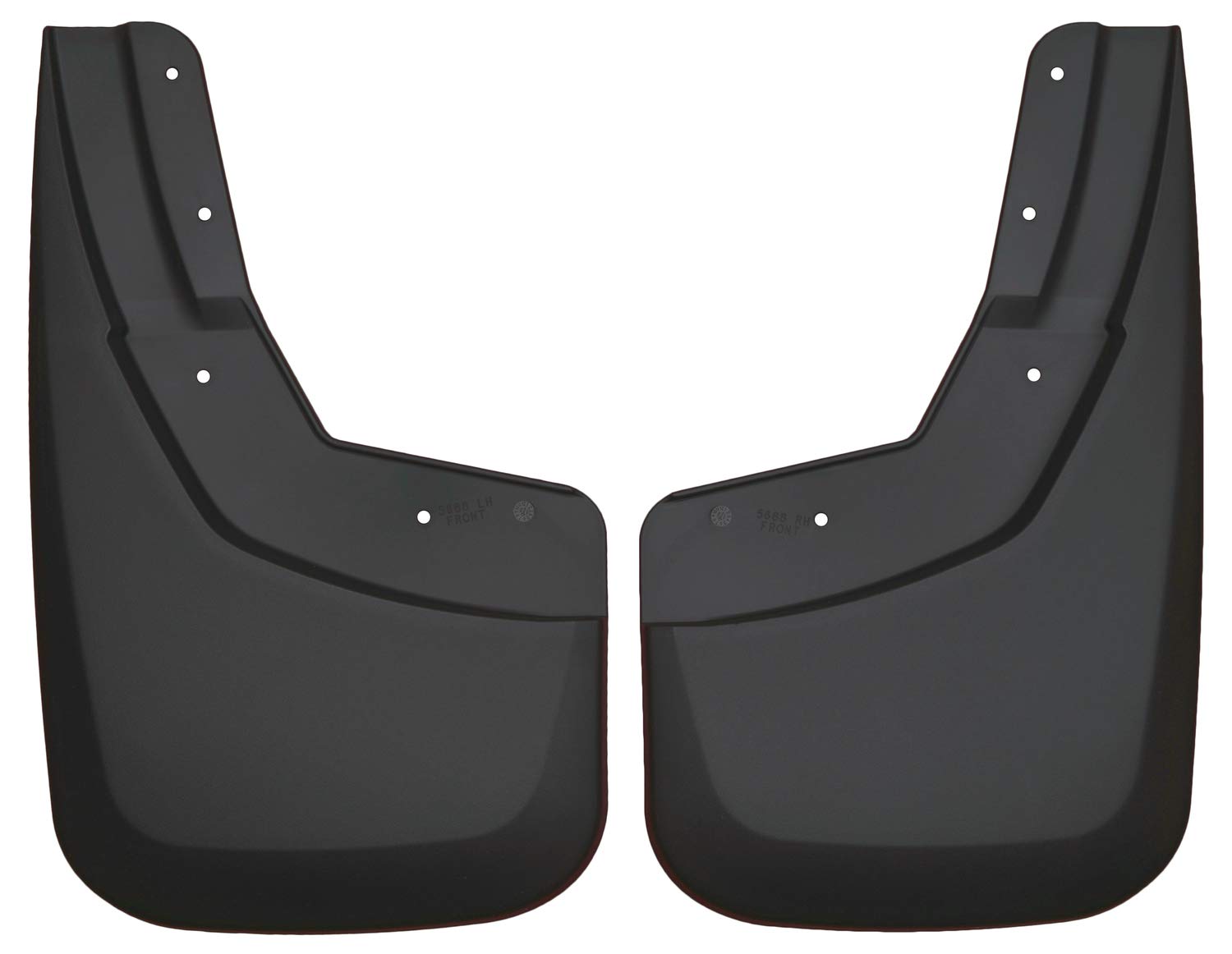 Front Mud Guards - Husky Liners | 2007-2014 Chevrolet Suburban 1500/Tahoe w/ Z71 Package, Front Set - Black, 2 Pc | 56821