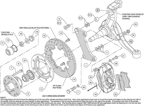 Red FDLI Front Kit,12.19"