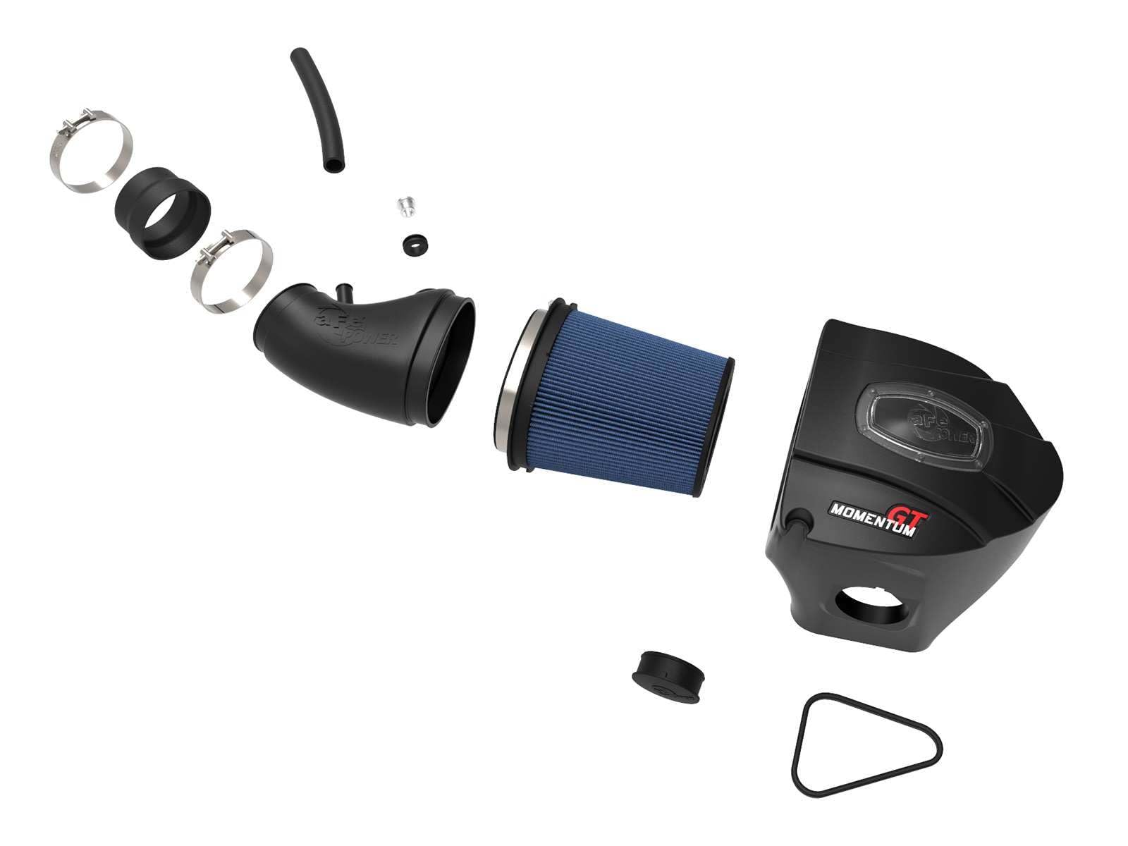 Momentum GT aFe POWER Cold Air Intake System w/Pro 5R Filter, #54-72203, Black