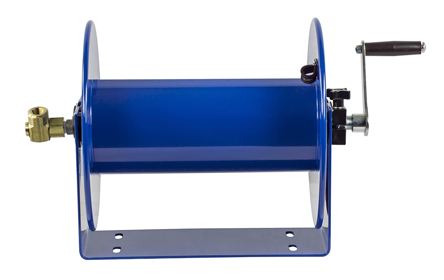 Hand Crank Hose Reel Coxreels 112-3-150 - Steel Spool for Coiling Hoses and Cables - Rotating Storage Reel with Manual Crank - Fits 3/8 x 150 Inch Hose - 12 x 18.25 x 13 Inches