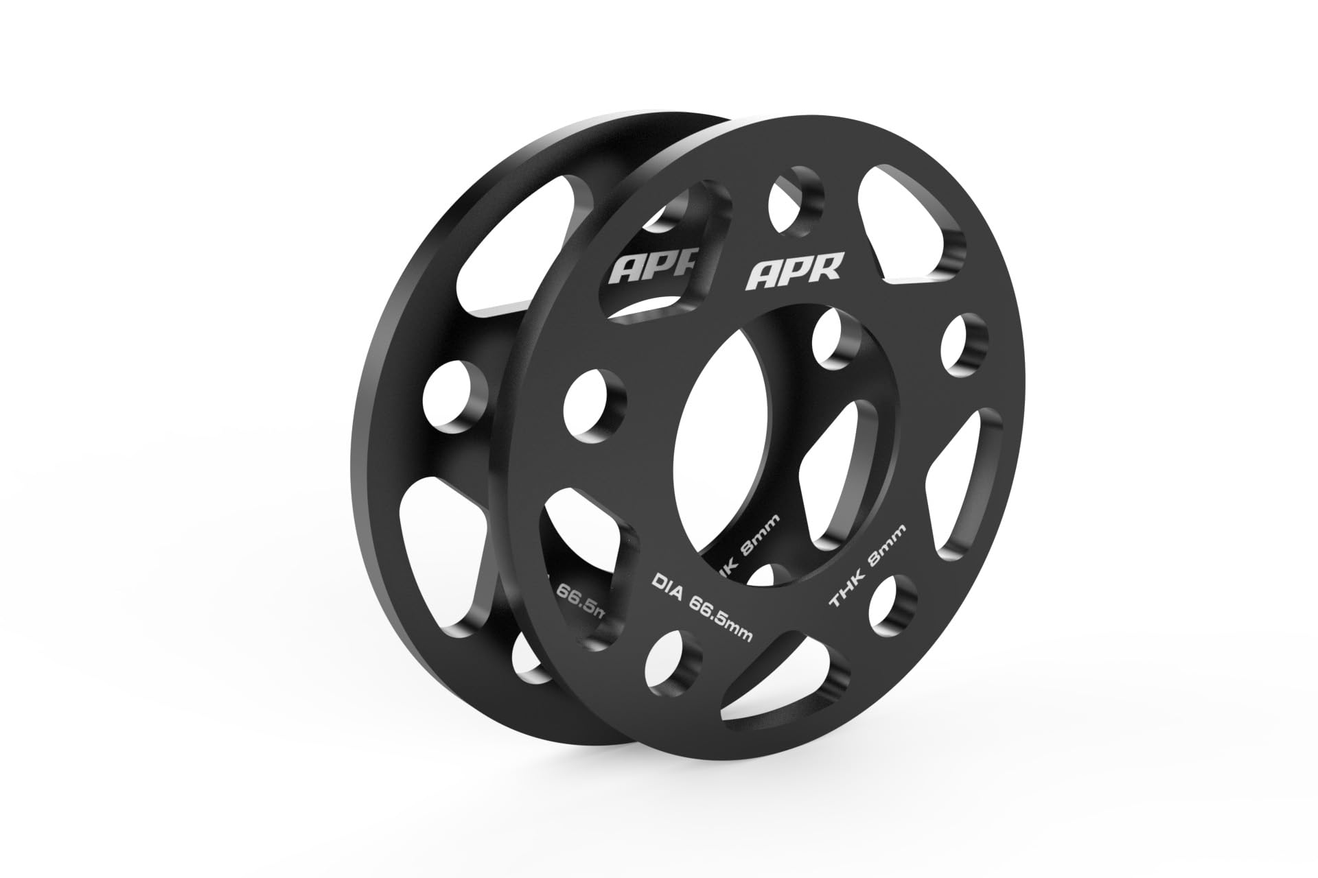 Wheel Spacers APR MS100165 Set of 2-66.5mm CB - 8mm Thick