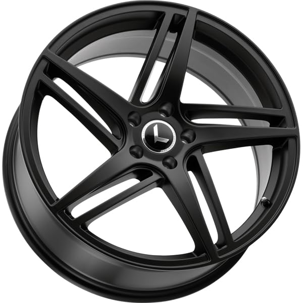 KR195 KRAZE Satin Black Wheel with Aluminum (18 x 8. inches /5 x 5 mm, 40 mm Offset)