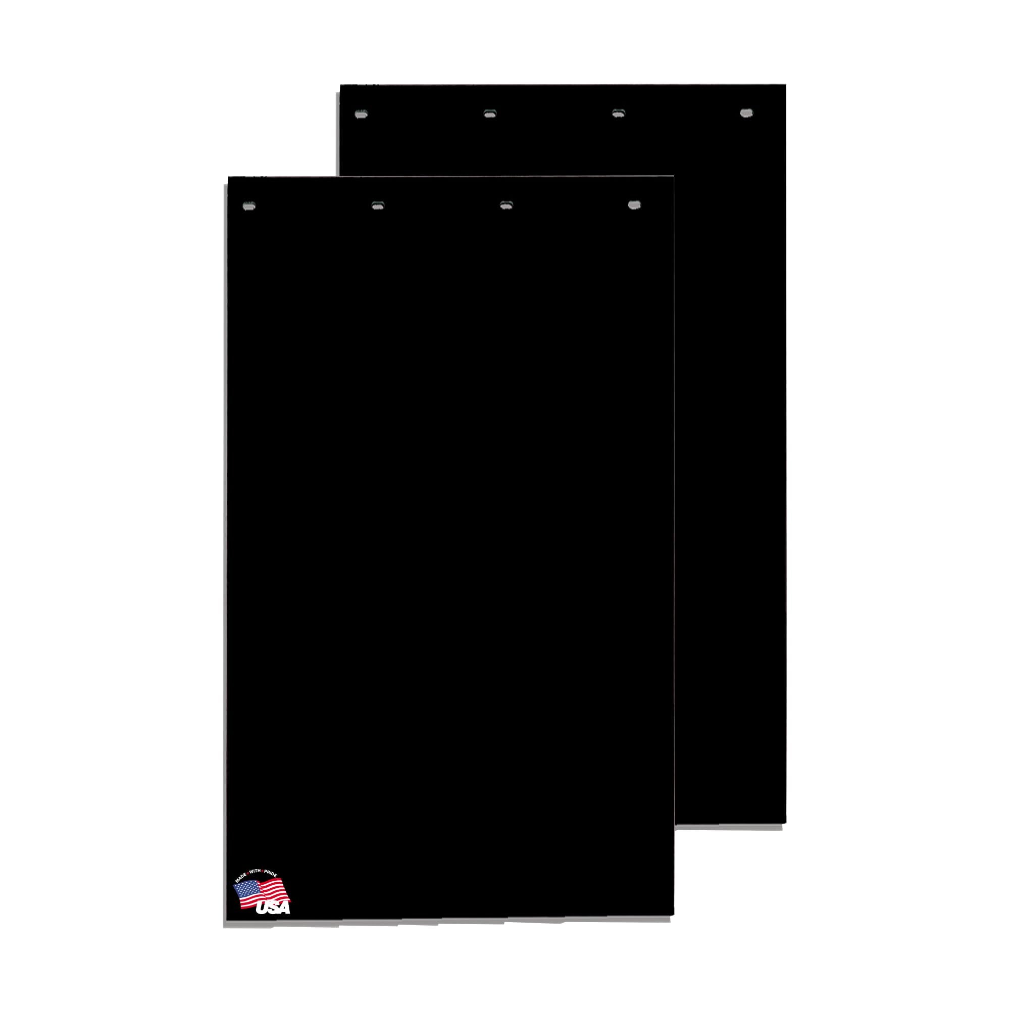 Buyers Products 2 Pack RC40PPB, Super Durable Black Polymer Mudflaps 24x40 Inch, Mud Flaps are NOT Rubber