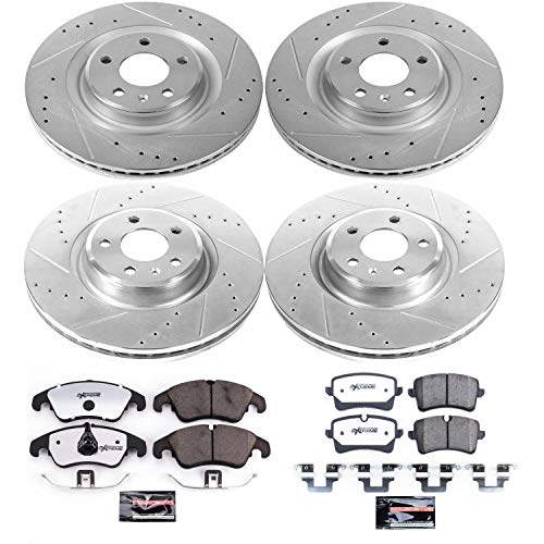 Power Stop K6142-26 Z26 Street Warrior Front & Rear Brake Kit Audi