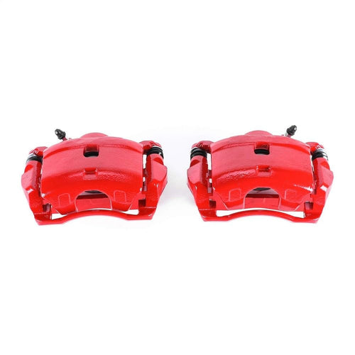 Power Stop Rear S1446 Pair of Calipers High-Temp Red Powder Coated For Honda Accord 1990-1997/Honda Accord 1990-1997 [Vehicle Specific]