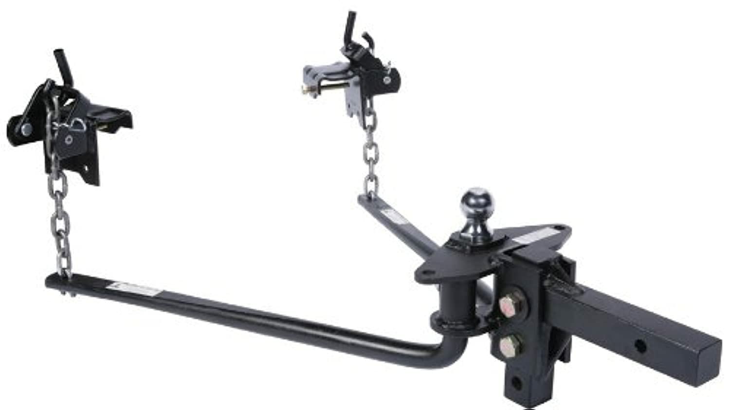 Husky Round Bar 31423 Weight Distribution Hitch with Bolt-Together Ball Mount/Shank Assembly 1200 Lbs Max Tongue