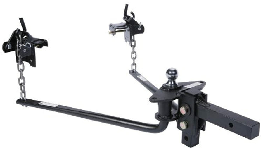 Husky Round Bar 31423 Weight Distribution Hitch with Bolt-Together Ball Mount/Shank Assembly 1200 Lbs Max Tongue