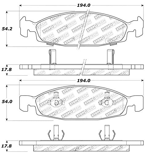 Sport Brake Pads StopTech 309.07900 with Shims and Hardware
