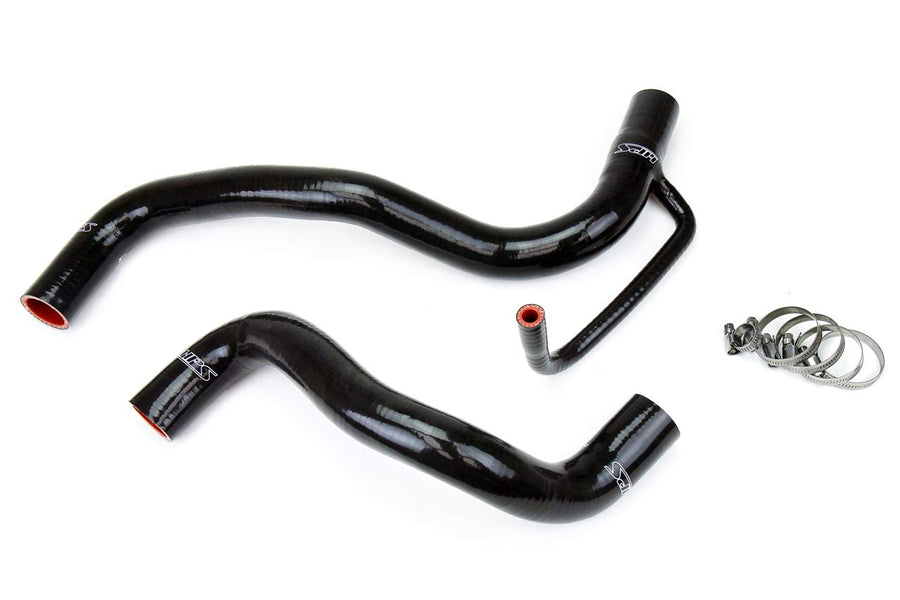 Black HPS 57-1060-BLK Silicone Radiator Coolant Hose Kit