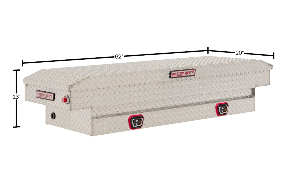 Saddle Truck Weather Guard Tool Box Aluminum Compact Clear