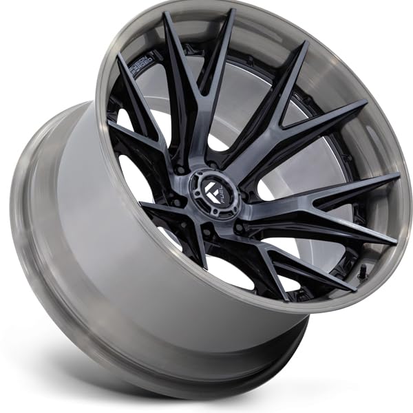 FUEL OFF-ROAD FC402 20X9 CATALYST 6X5.5 5.79 20mm GLOSS BLACK WITH BRUSHED GRAY TINT FACE & LIP - FC402BT20906820