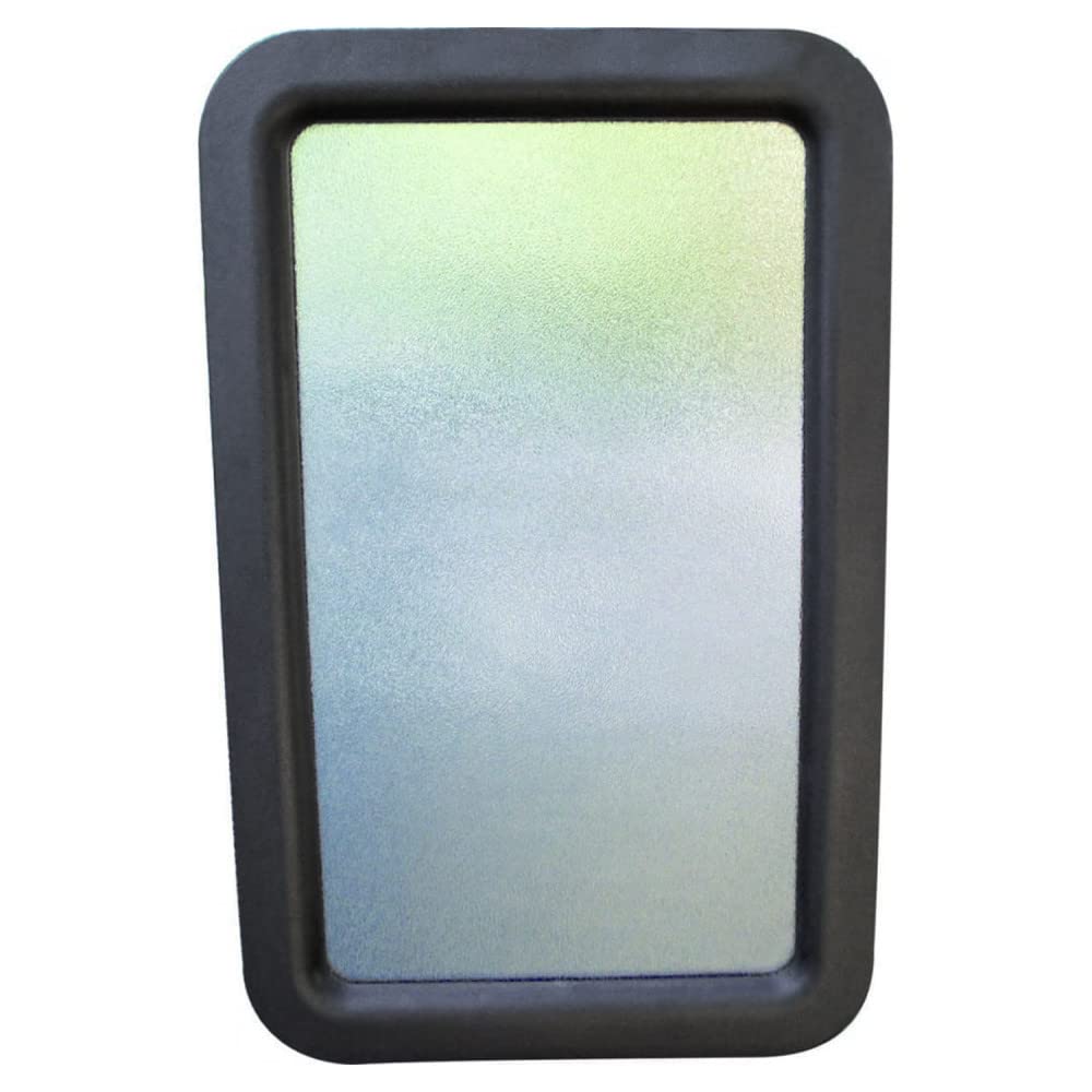 A77051 Valterra 12" x 21" Boxed Entrance Door Glass and Black Frame