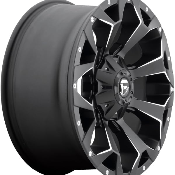 20x9 D546 ASSAULT, Bolt Pattern: 8x180/, Offset: 1, MATTE BLACK MILLED, set of 1
