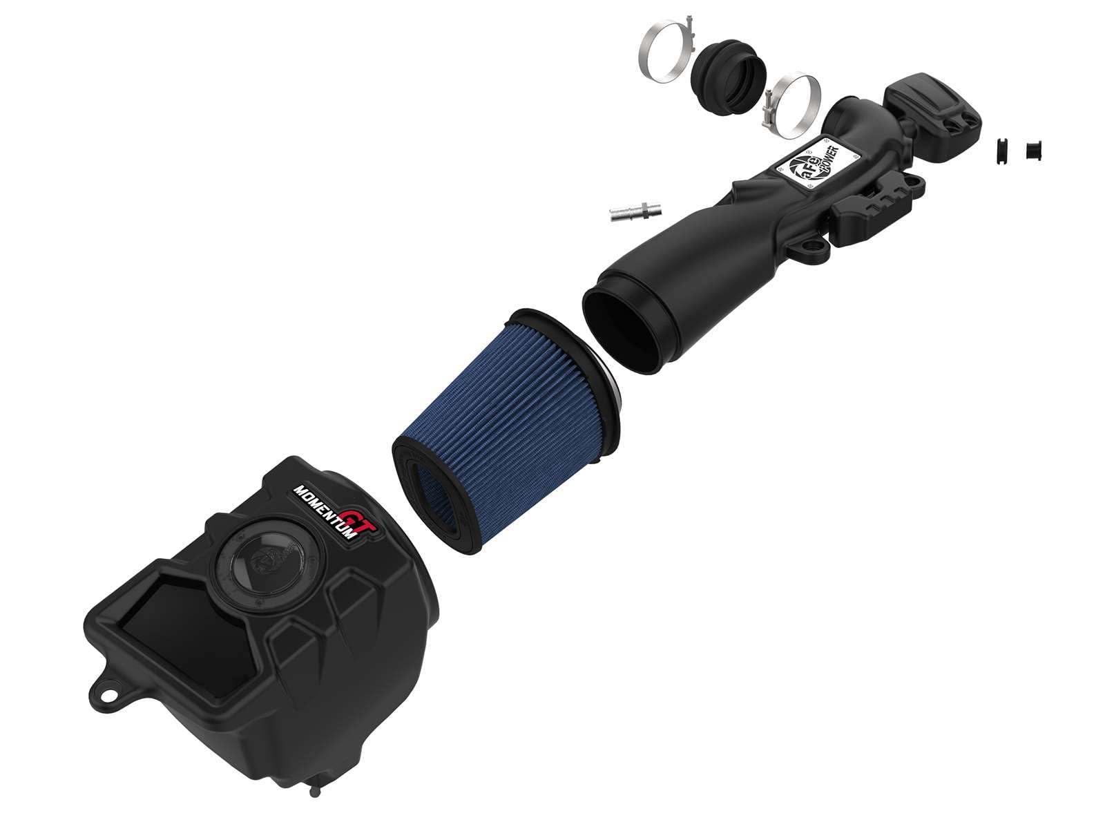 Momentum GT aFe POWER Cold Air Intake System w/Pro 5R Filter, #54-76217, Black