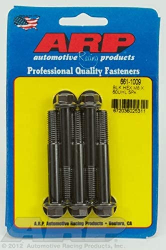 Hex Bolt ARP 661-1009, M8 x 1.25", Pack of 5
