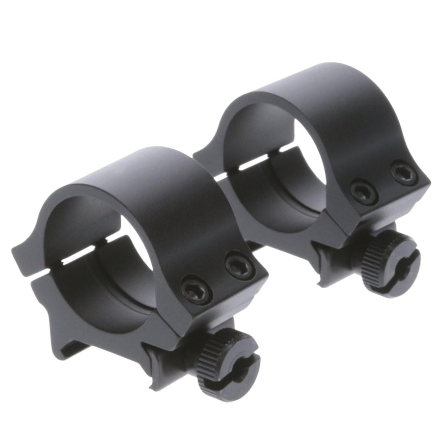Lightweight TRUGLO Scope Rings | Tactical Hunting Shooting Versatile Durable Aluminum Mounting Accessory for 1" Tube Scope | for Picatinny/Weaver Rails | Medium (4 Screws per Ring)
