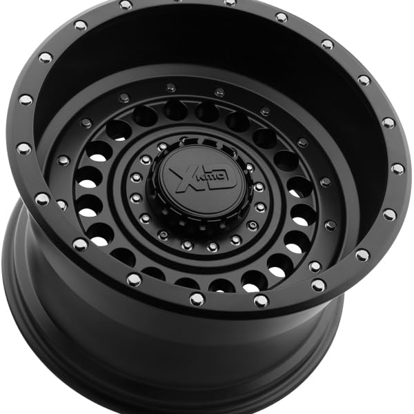 Xd136 Wheels Panzer Satin Black Wheel with Alloy Steel (17 x 9. inches /6 x 106 mm, -12 mm Offset)