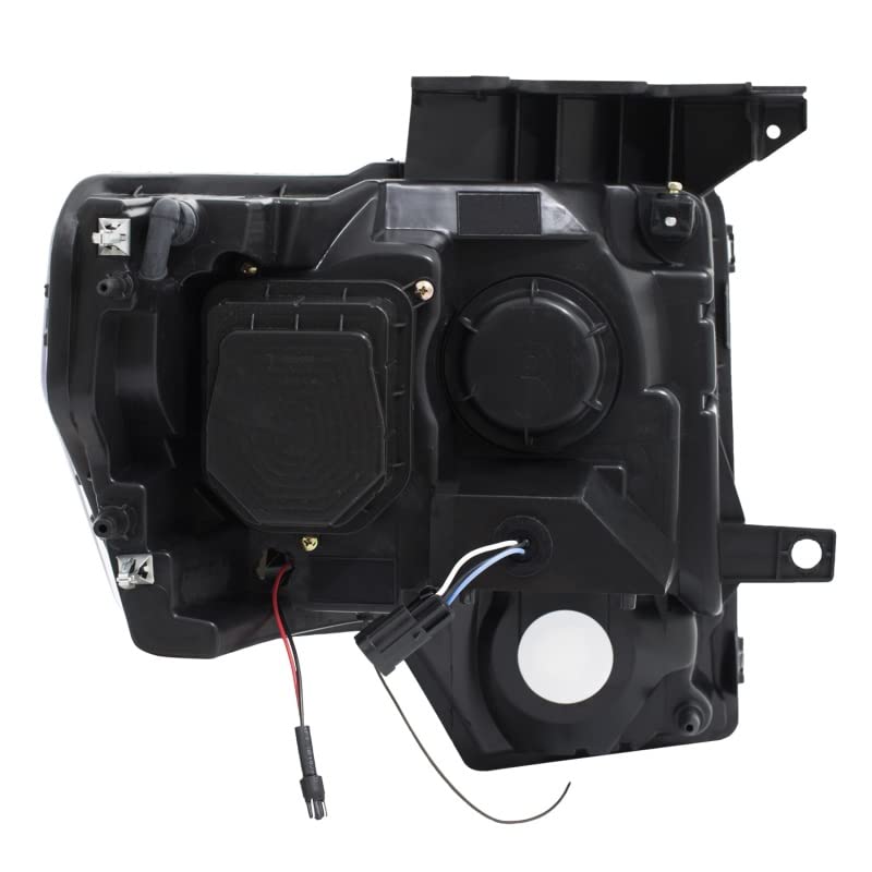 Projector Headlights ANZO USA 111383 With U-Bar Switchback, Black