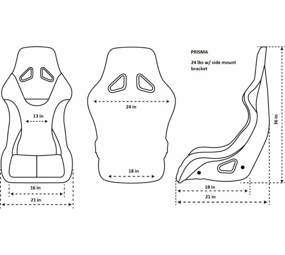 NRG Innovations Prisma NRG-FRP-302-GIJ Fixed Back Bucket Seat wBottom Mount,Green Camo Print Fabric/Green Sparkle Back