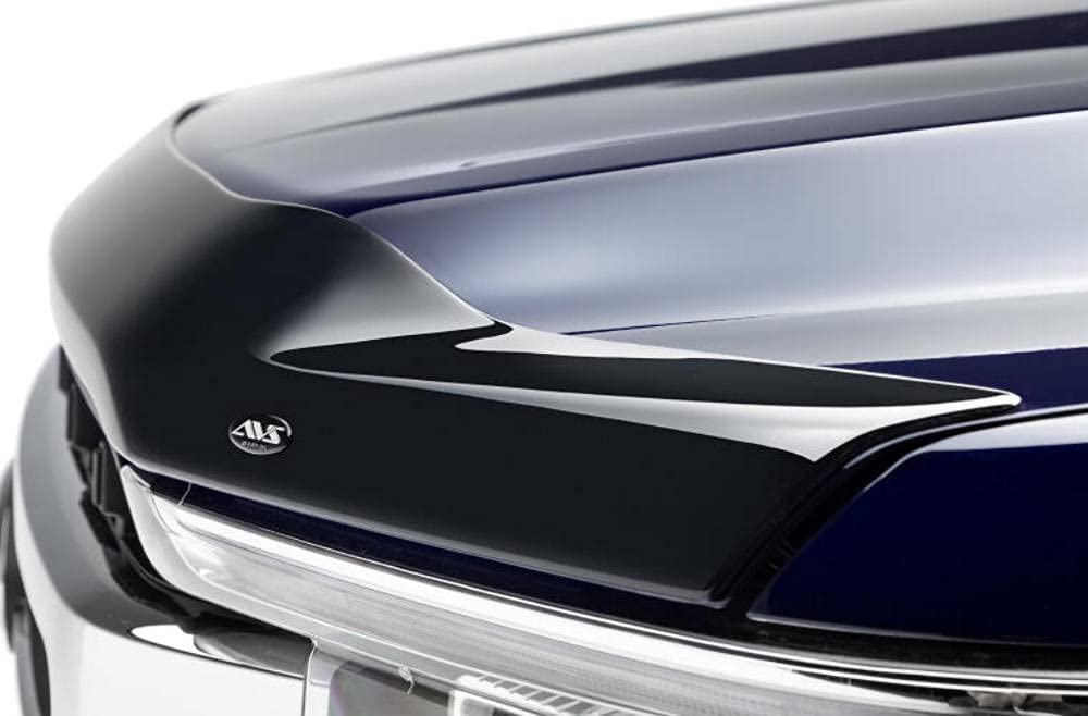 Aeroskin Hood Protector Auto Ventshade [AVS] | Fits 2021 - 2025 Ford F-150, (Excludes Tremor, Platinum, King Ranch) | Low Profile Deflector / Bug Shield - 1 pc., Smoke | 322196