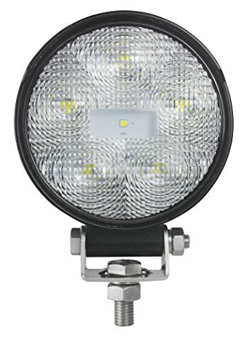 5 Round LED Close Range Worklight HELLA 357108001, Black ValueFit