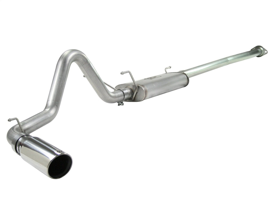 MACH Force-Xp aFe Power (49-46021-P) 2-1/2" Stainless Steel Cat-Back Exhaust System with Polished Tip for Toyota Tacoma
