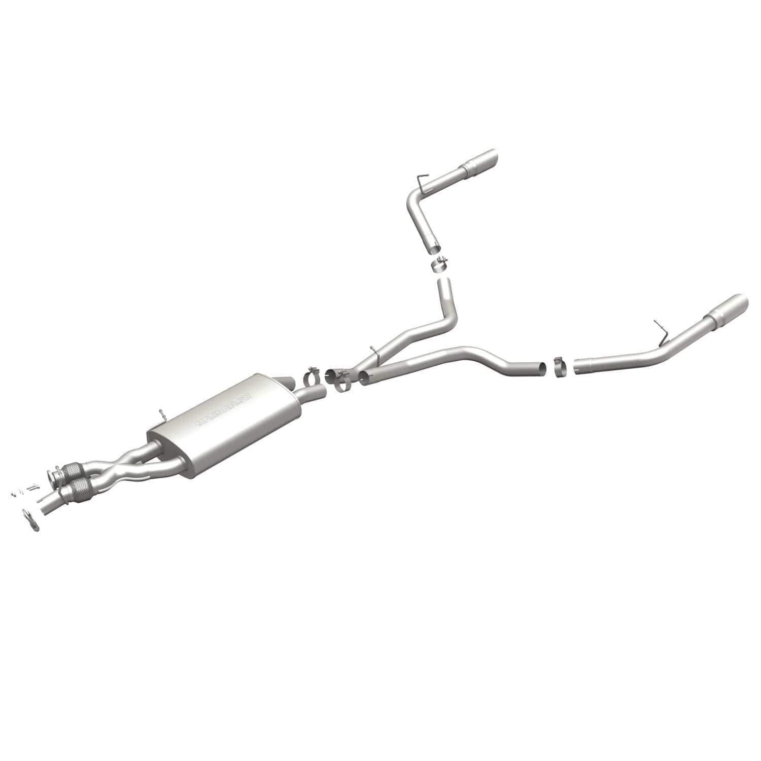 Large MagnaFlow Stainless Steel Performance Exhaust System Kit